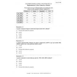 Ragionamento Critico Numerico (Tabelle) - PDF
