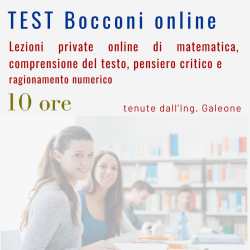 Test online Bocconi -...
