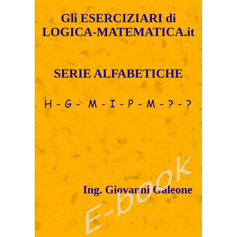 SERIE ALFABETICHE - E-BOOK PDF