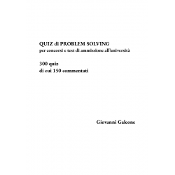 QUIZ di PROBLEM SOLVING - E-BOOK PDF